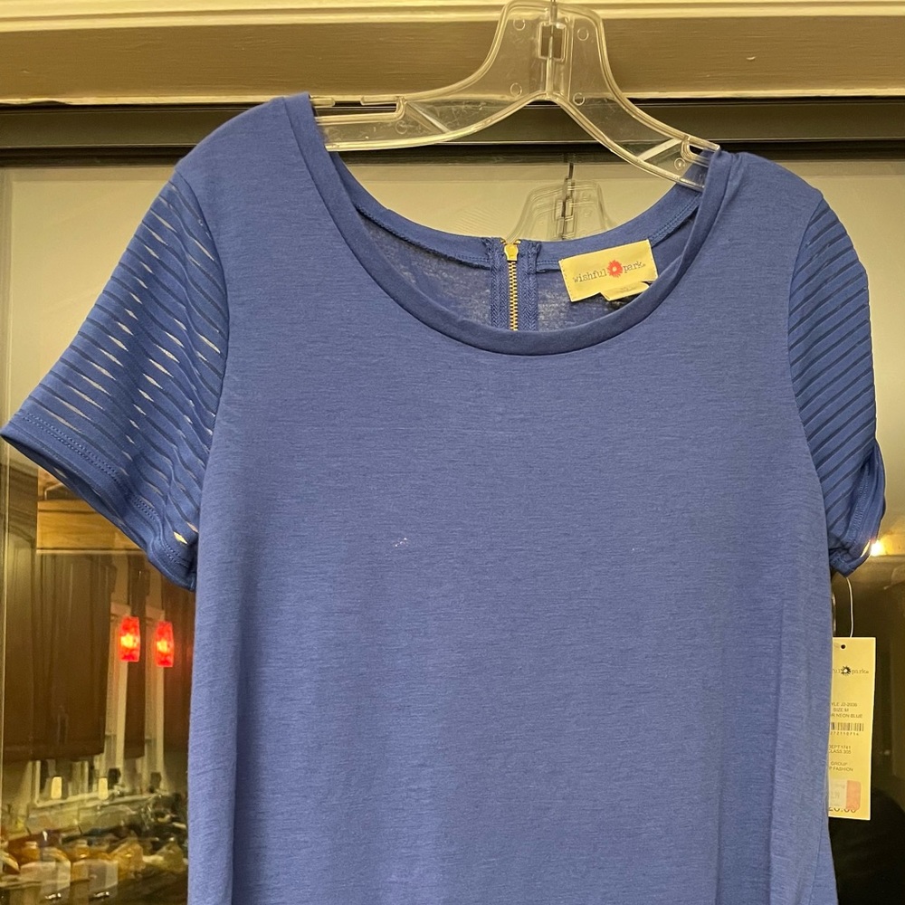 Wishful Park Blue top NWT